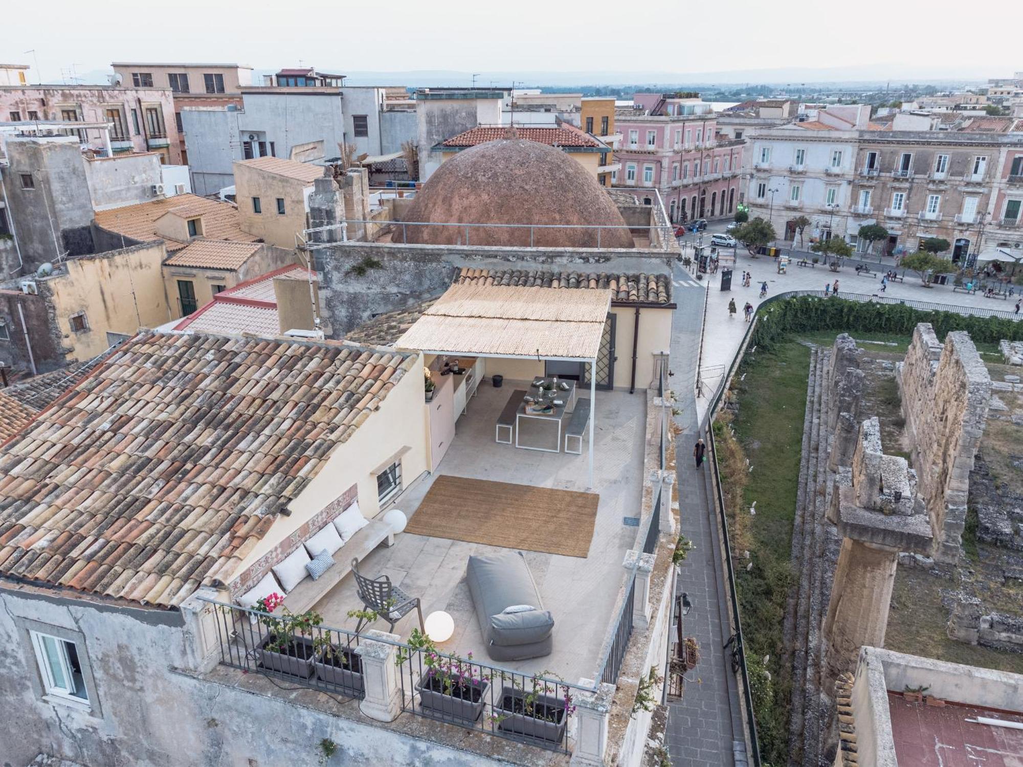 Ferienwohnung Alma Maris Terrazza Al Tempio By Bed&Bros Syrakus Exterior foto