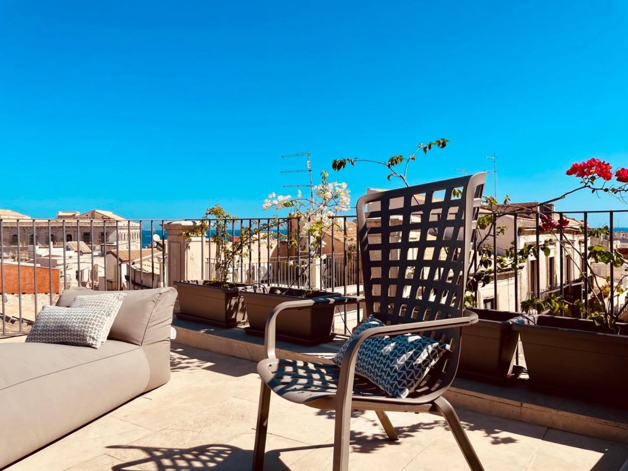 Ferienwohnung Alma Maris Terrazza Al Tempio By Bed&Bros Syrakus Exterior foto